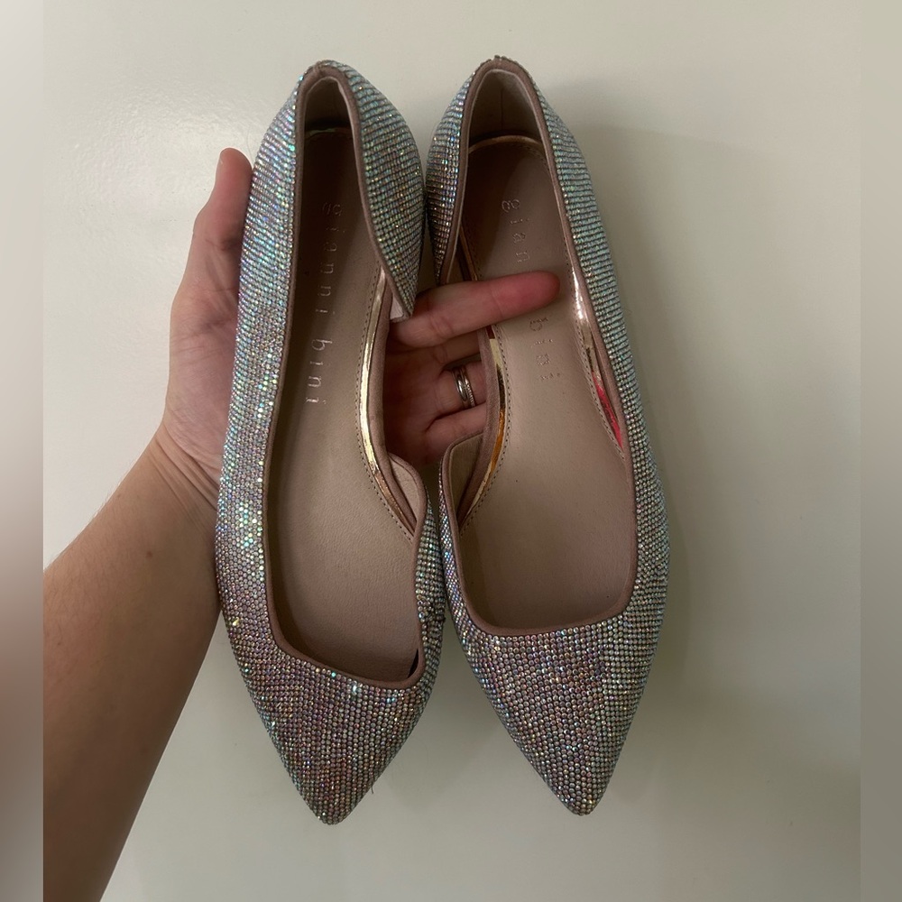 Gianni Bini rhinestone shoes. Size 8.5.